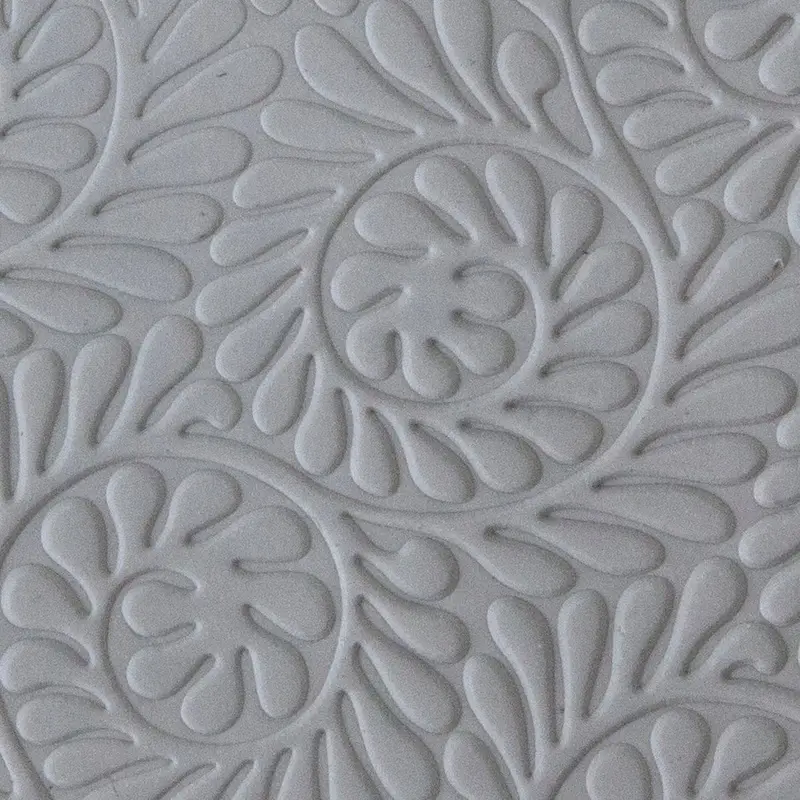 Fiddlehead Fern–Embossed Mega Texture Tile With Dimensional Detail 1