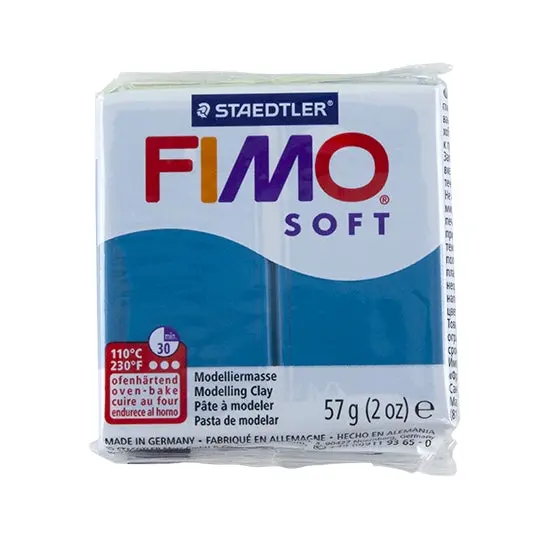 Fimo Polymer Clay In Sophisticated Teal #36 – 2 Oz Block 1