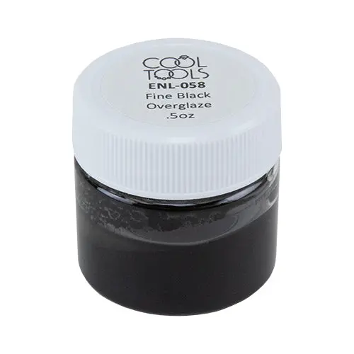 Fine-Line Black Overglaze Liquid – 0.5 Oz 1