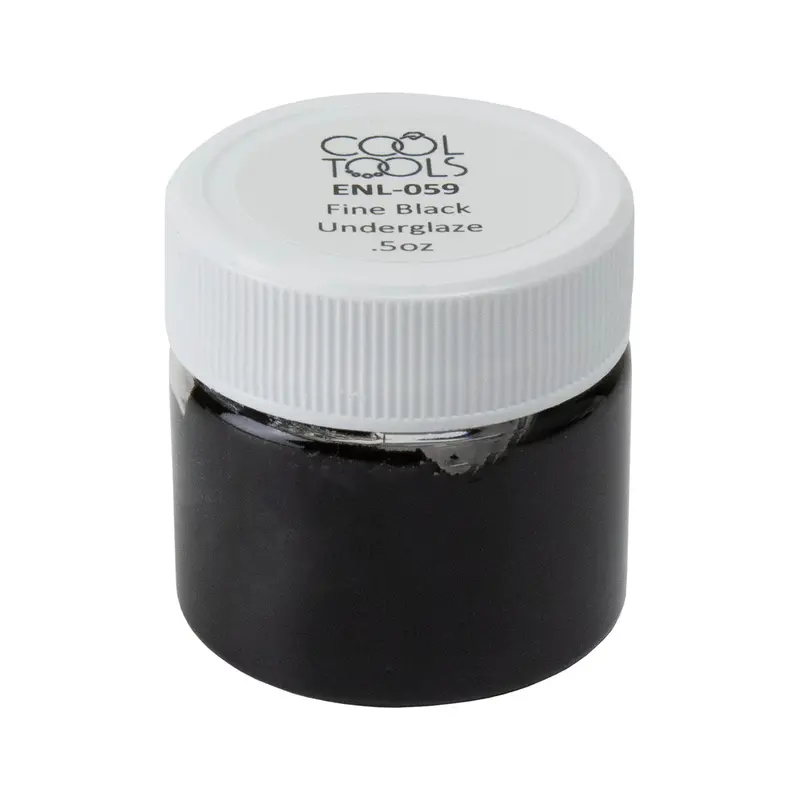 Fine-Line Black Underglaze Liquid – 0.5 Oz 1