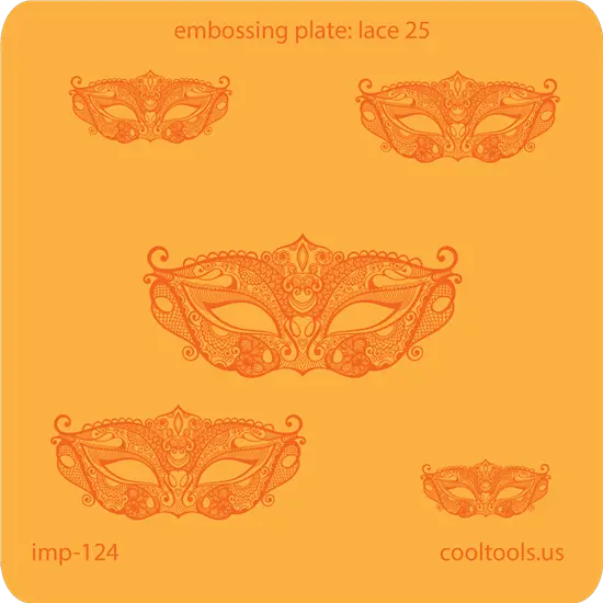 Fine-Line Lace Embossing Tool For Metal Clay #25 1