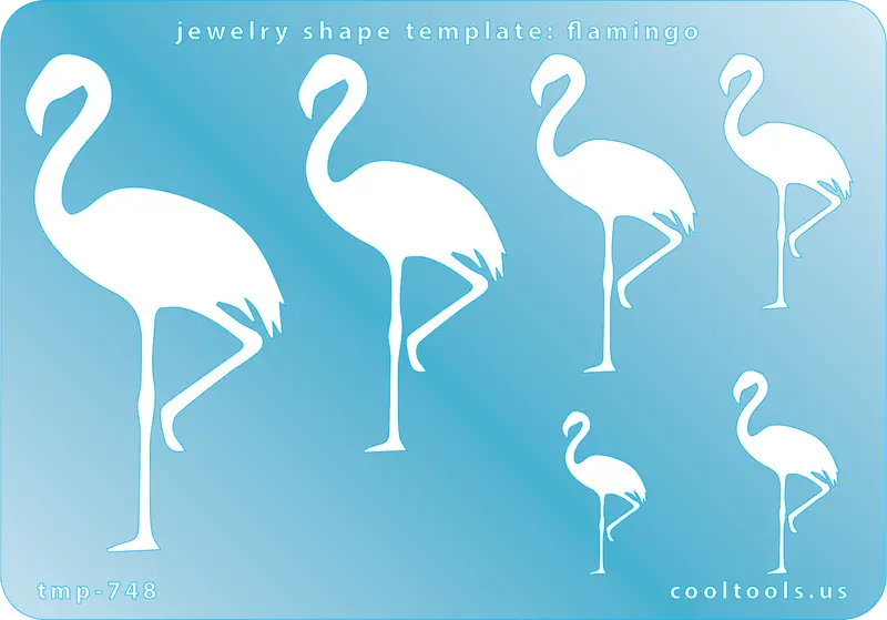Flamingo-Shaped Jewelry Template 1