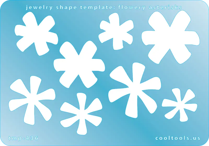 Floral Asterisk Jewelry Template For Botanical-Inspired Pieces 1