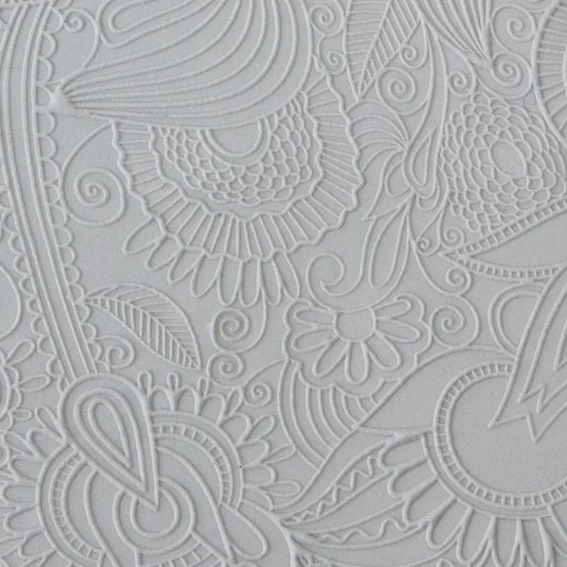 Flower Doodle Fine-Line Texture Tile 1