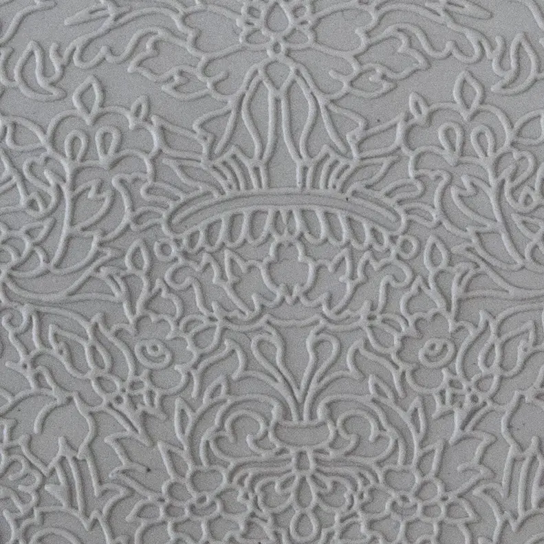 Formal Rose Fine-Line Texture Tile – Refined Petal Detail For Precision Stamping 1