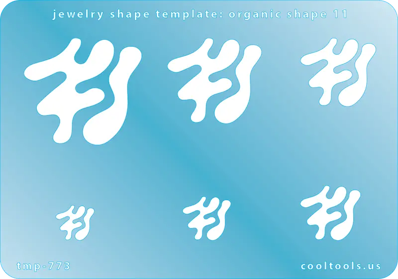Freeform Organic Jewelry Template #11 1