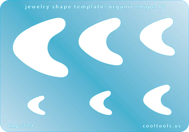 Freeform Organic Jewelry Template #12 1
