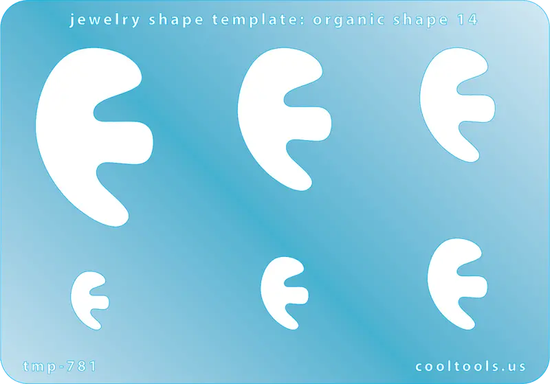 Freeform Organic Jewelry Template #14 1