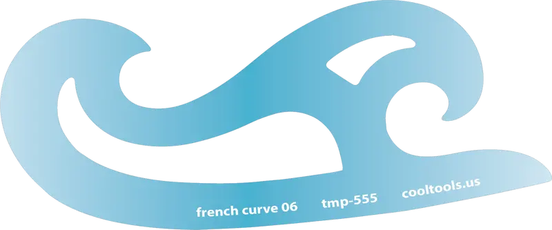 French Curve Jewelry Stencil – Precision Shaping Tool 06 1