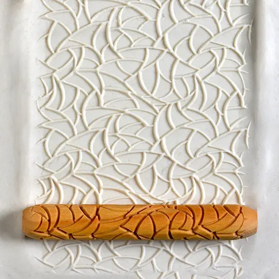 Frosted Texture Wooden Hand Roller 1