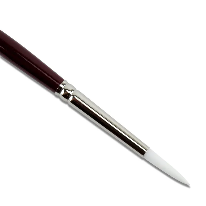 Full-Bodied Taklon Round Brush Size 6 1