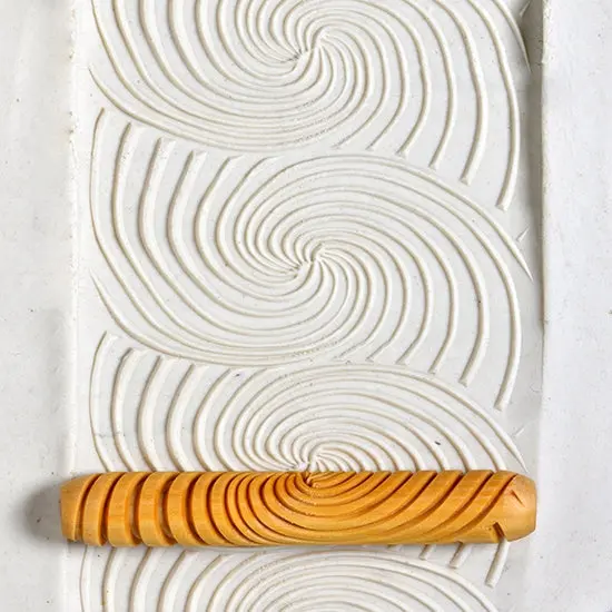 Galactic Spiral Wooden Hand Roller 1