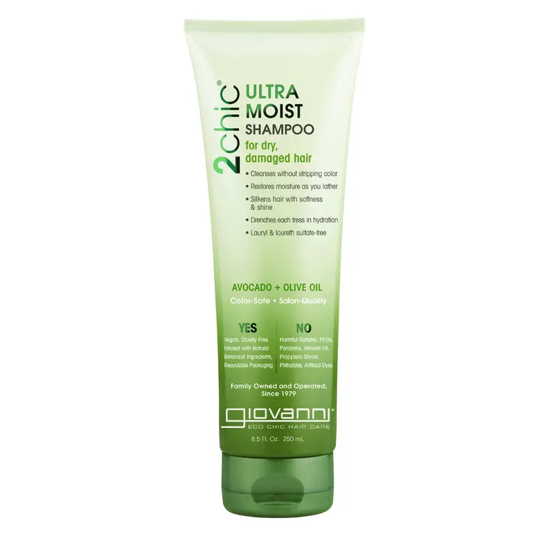 Giovanni Olive Oil & Avocado Shampoo – 250Ml Sulfate-Free Hydrating Cleanser 1