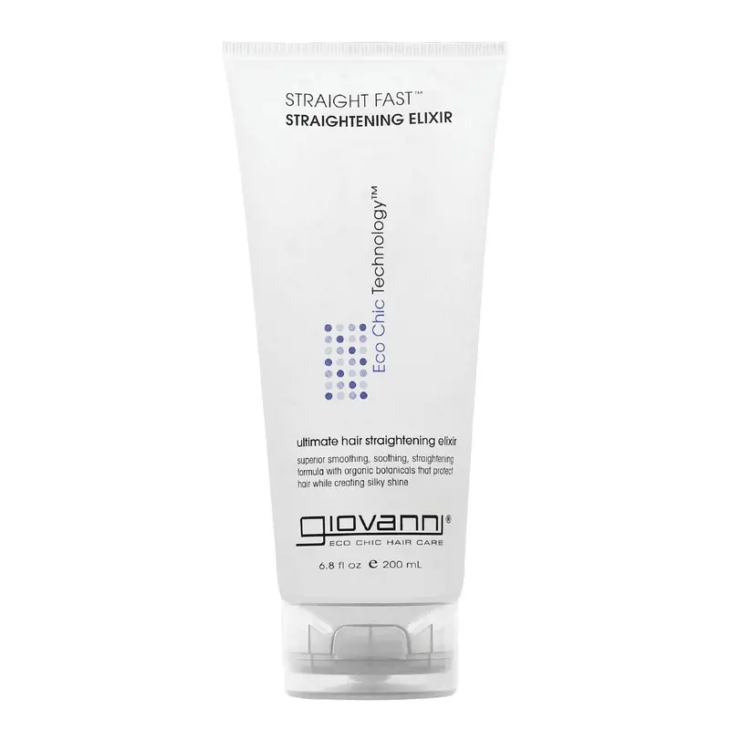 Giovanni Straight Fast Hair Elixir – 200Ml Smoothing & Frizz-Control Treatment 1