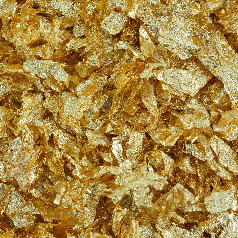 Gold-Effect Metal Flakes – Imitation Gold Pigment 1