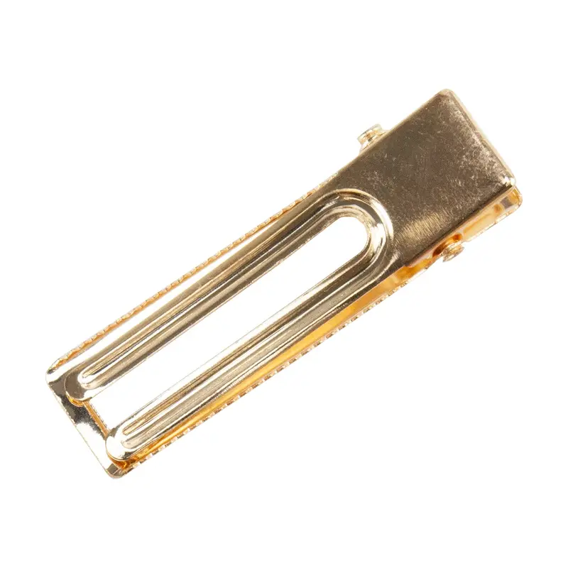 Golden Rectangle Alligator Hair Clip Finding – Iron – 60×18Mm – Pack Of 6 1