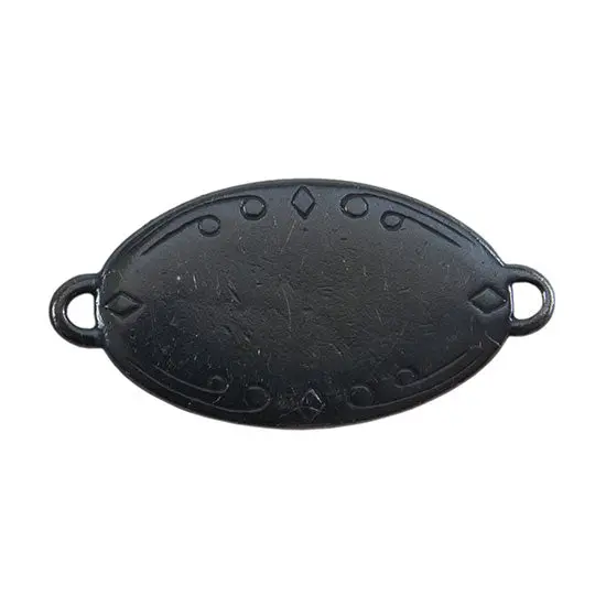 Gunmetal Oval Connector – 28.5 × 17.5Mm, Pack Of 2 1