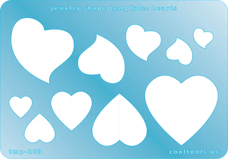 Heart-Shaped Jewelry Template For Romantic And Gift-Focused Designs 1