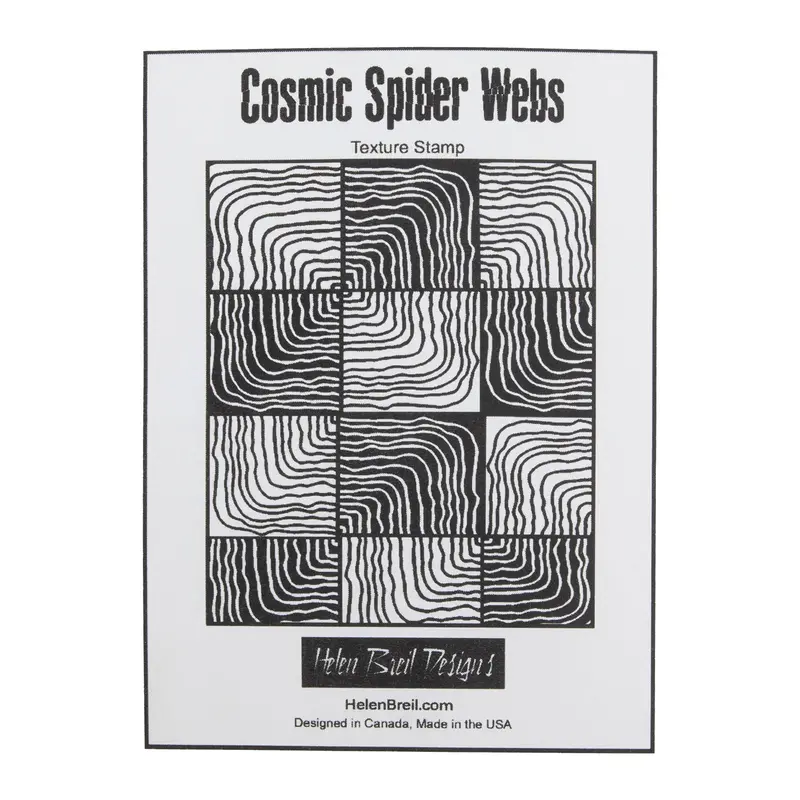 Helen Breil Cosmic Spider Webs Texture Stamp – Interstellar Web Pattern 1