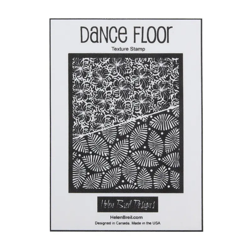 Helen Breil Dance Floor Texture Stamp – Geometric Rhythm Design 1