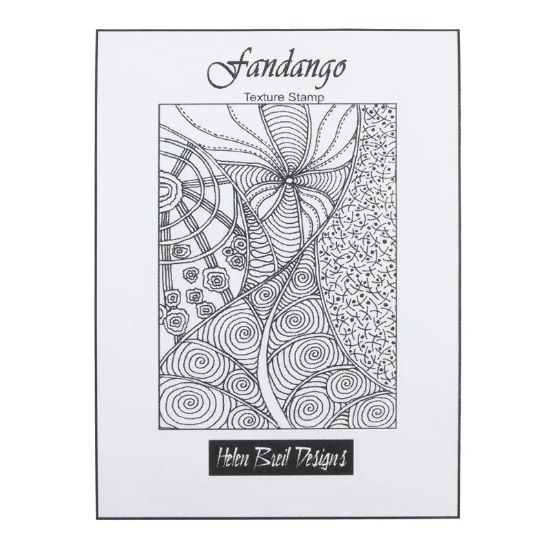 Helen Breil Fandango Pattern Texture Stamp 1
