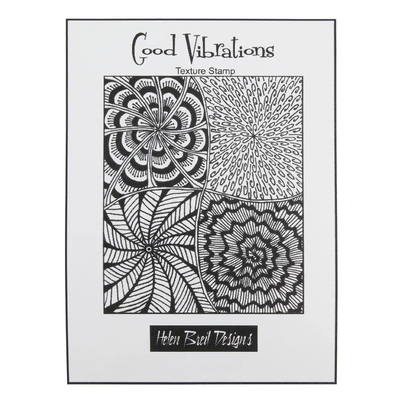 Helen Breil Good Vibrations Texture Stamp 1
