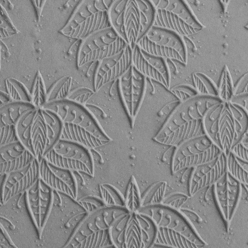 Henna Blooms Embossed Texture Tile 1