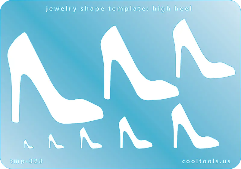 High Heel Shoe Jewelry Stencil For Fashion-Inspired Pieces 1