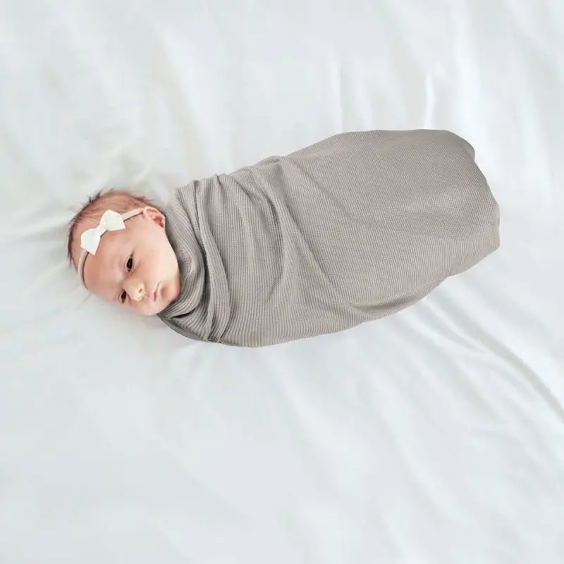 High Living Thermal-Knit Baby Receiving Blanket 1