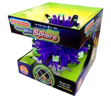 Hoberman Mini Sphere – Glow-In-The-Dark Expanding Toy 1