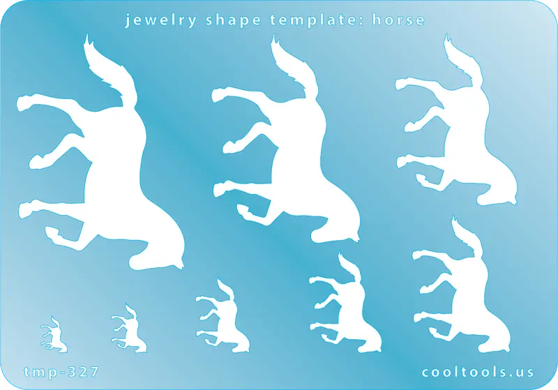 Horse Profile Template For Equestrian-Themed Jewelry 1