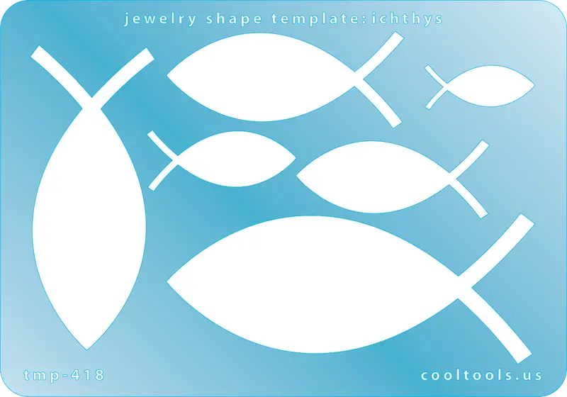 Ichthys (Christian Fish) Jewelry Template For Faith-Based Designs 1