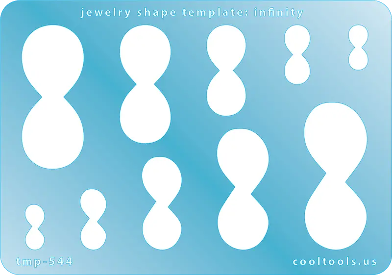Infinity Symbol Jewelry Template – Continuous Loop Design 1