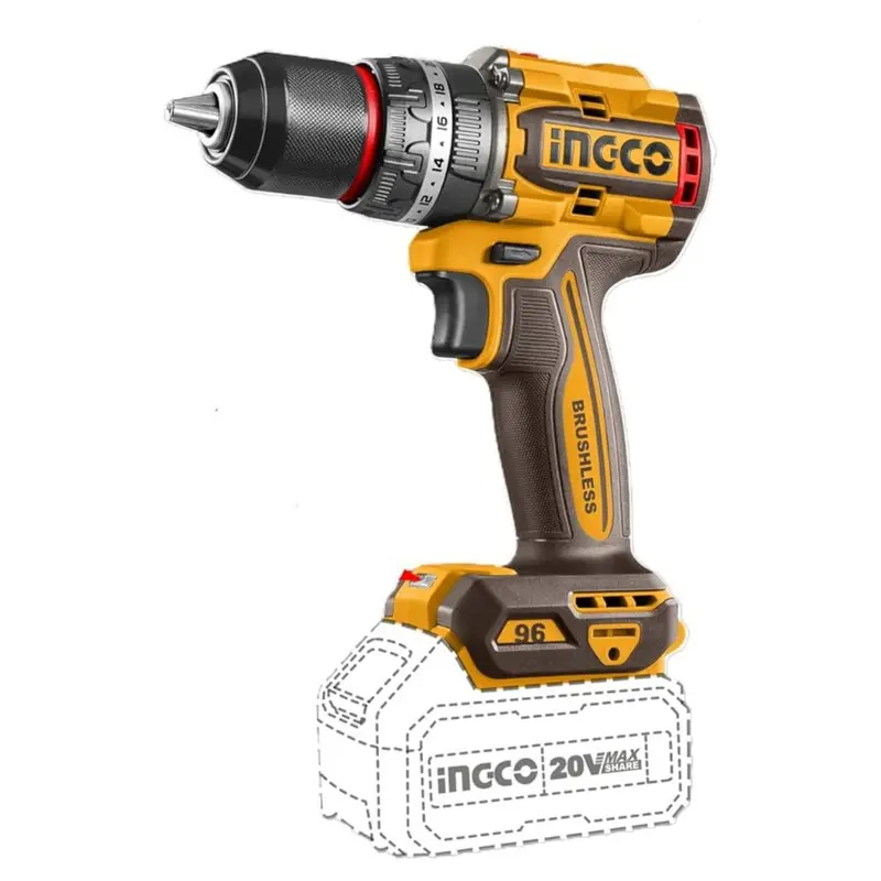 Ingco 20V Cordless Impact Driver – 96 N·M Torque, Bare Tool 1