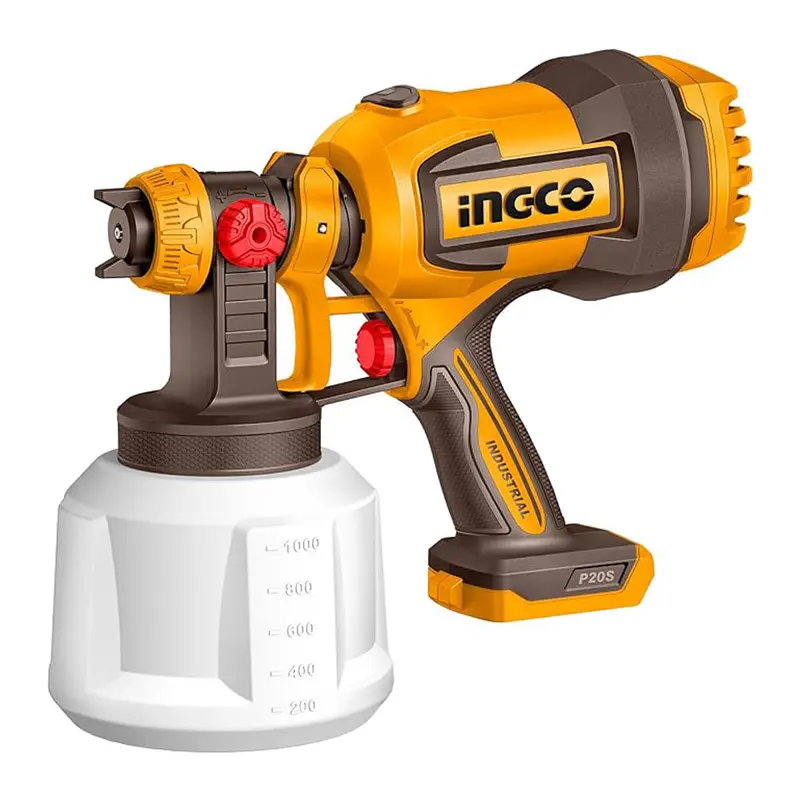 Ingco 20V Cordless Spray Gun – Bare Tool (No Battery Or Charger) 1