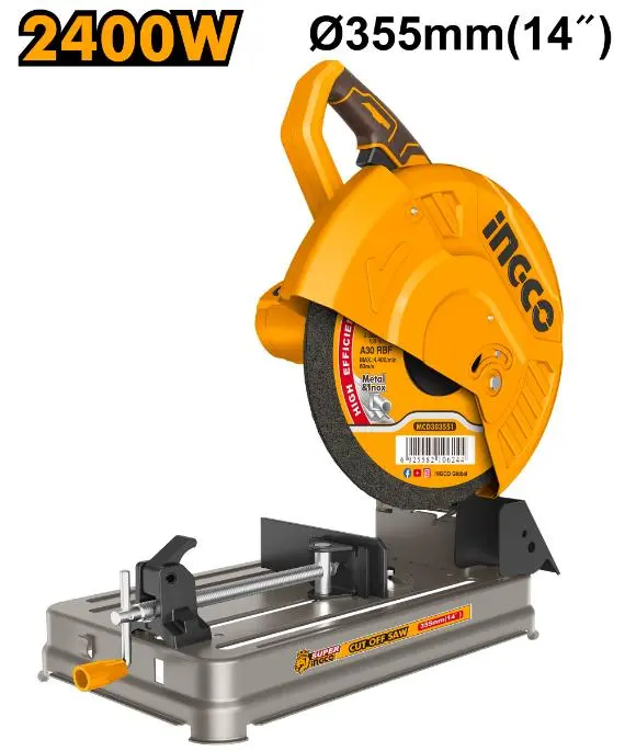 Ingco 2400W Angle Cut-Off Saw – 355 Mm Blade, 3900 Rpm 1