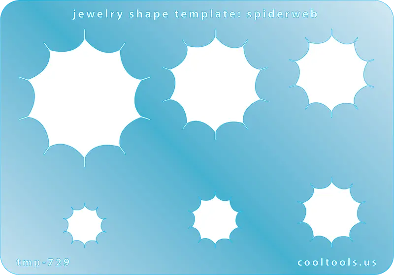 Intricate Spiderweb Jewelry Template For Halloween Charms 1