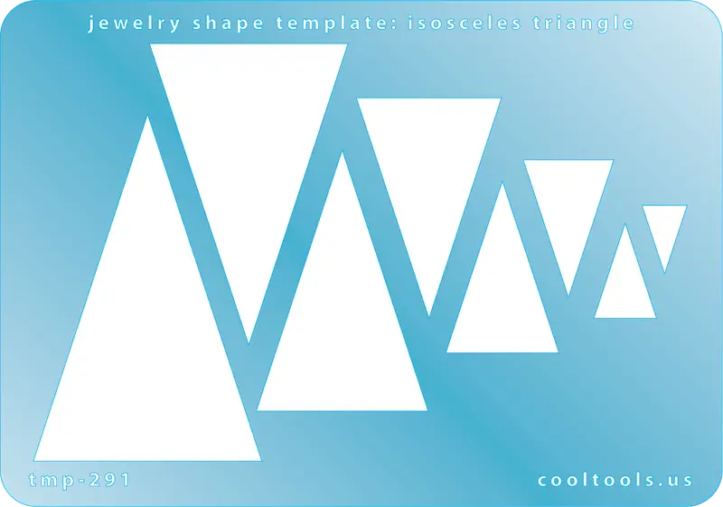 Isosceles Triangle Jewelry Template 1