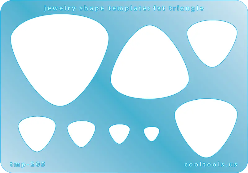 Isosceles Triangle Jewelry Template For Geometric Pendant Making 1