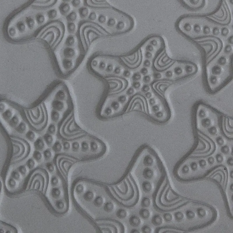 Jeweled Starfish Texture Tile – Ornate Starfish Motif With Decorative Accent Details 1