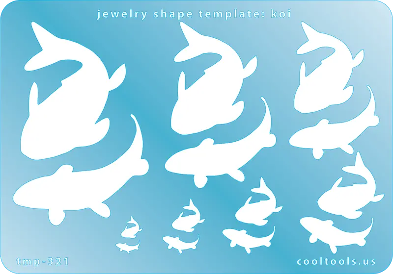 Koi Fish Jewelry Template For Symbolic And Flowing Designs 1