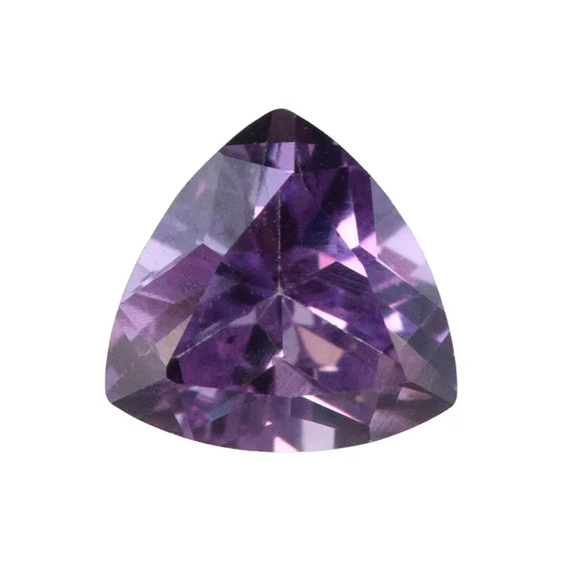 Lab-Grown Alexandrite Trillion Gemstone 1