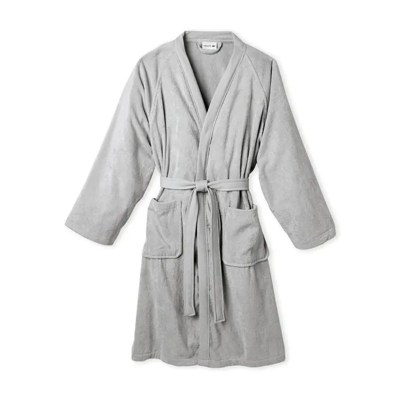 Lacoste Haffouz Piqué Cotton Bathrobe 1