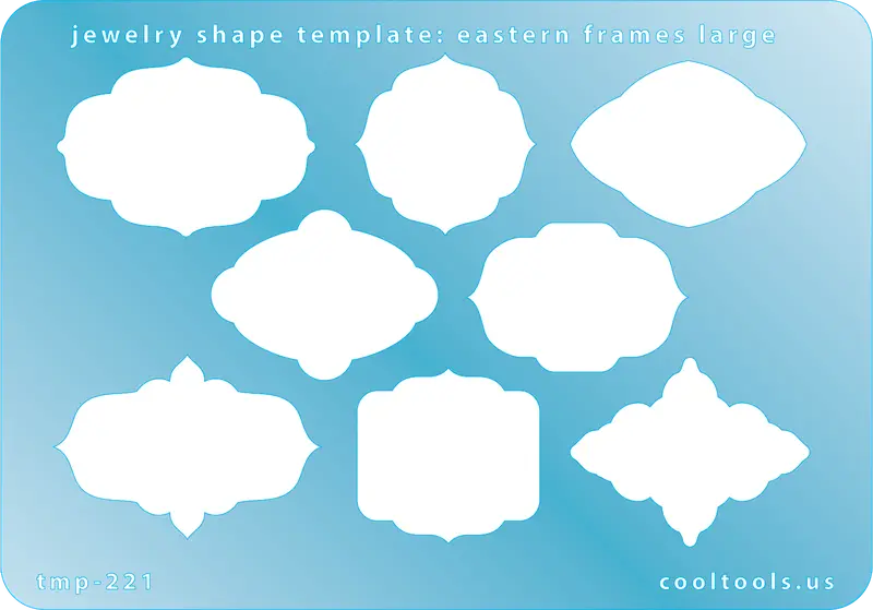 Large Eastern-Style Frame Template – Intricate Ornamental Border 1