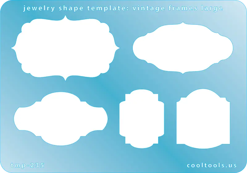 Large Vintage Frame Jewelry Template 1