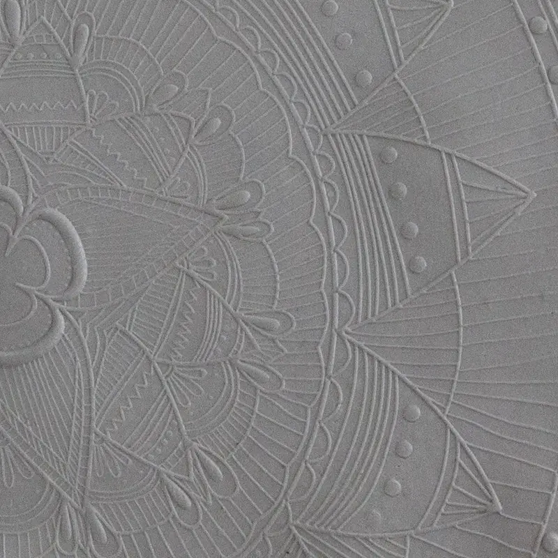 Lazy Mandala Embossed Texture Tile 1