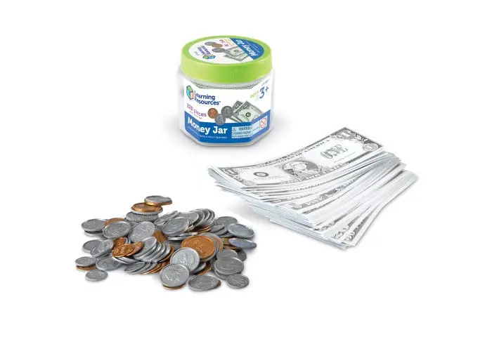 Learning Resources Money Jar Savings & Counting Tool 1