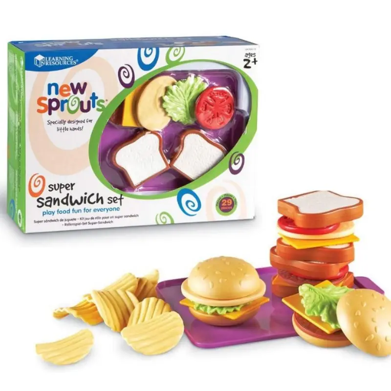 Learning Resources New Sprouts Super Sandwich Pretend Play Set 1