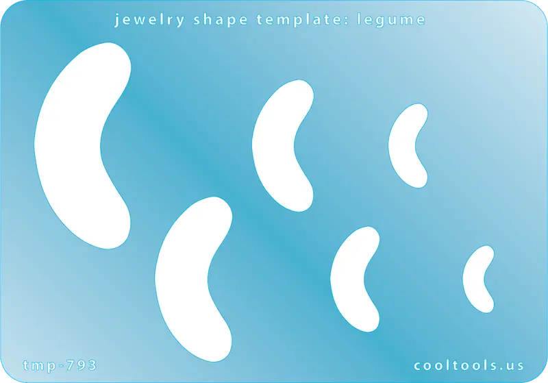 Legume-Inspired Jewelry Shape Template 1