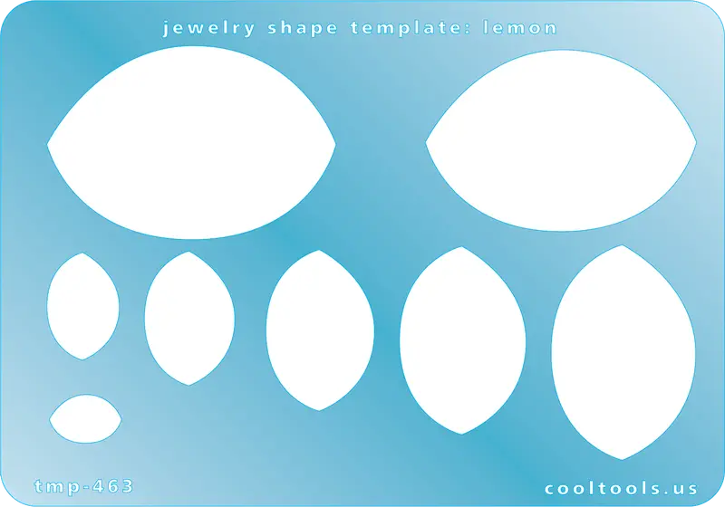 Lemon-Shaped Jewelry Template For Fresh, Citrus-Themed Pieces 1